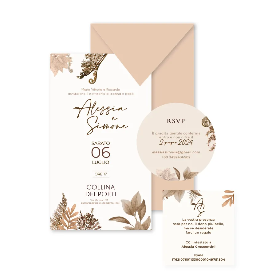 Partecipazione matrimonio
