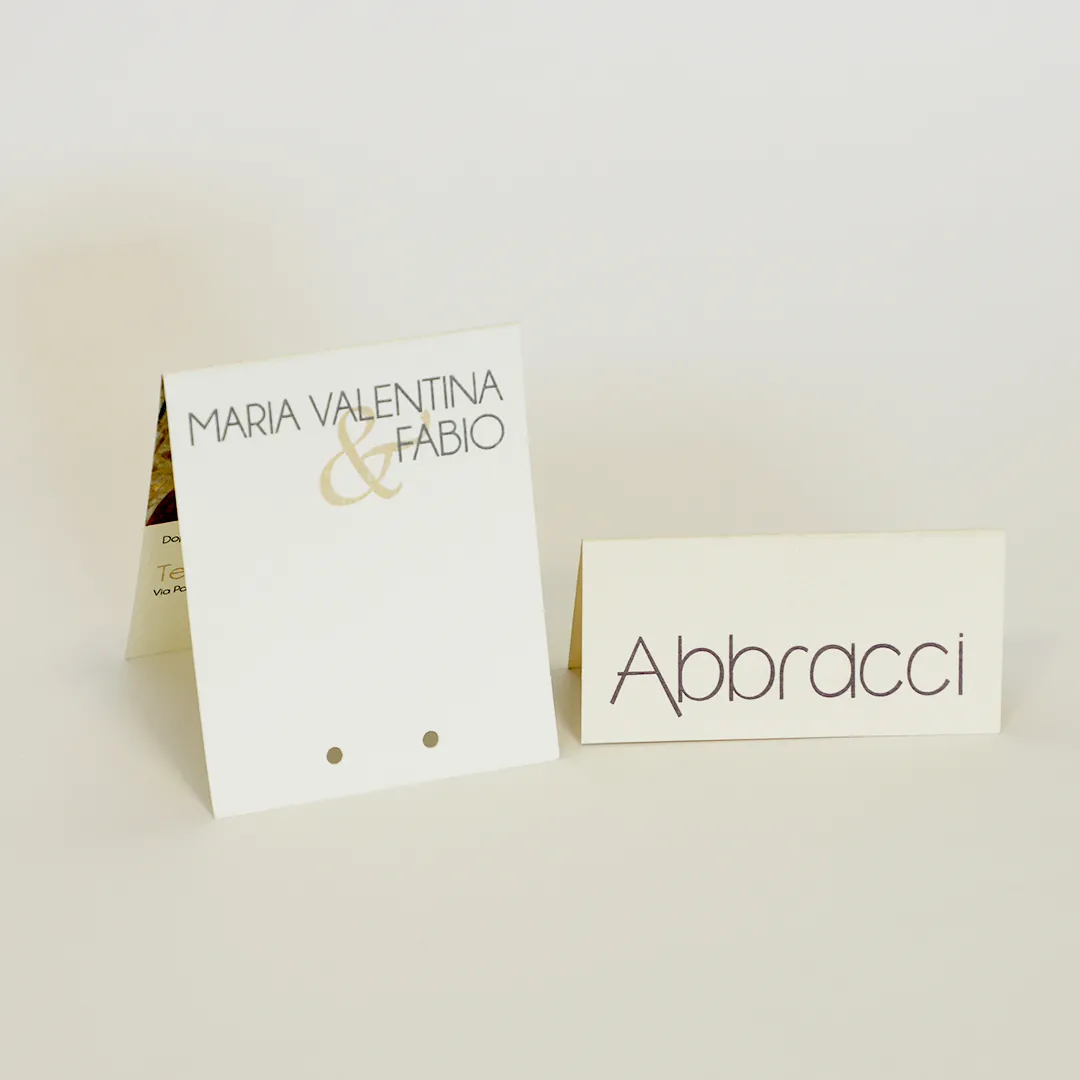 Segnaposto matrimonio